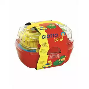Giotto Bebe Мягкая паста для моделирования, 4шт х 100 г, красный, синий, белый, желтый.