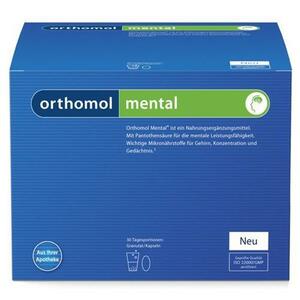 Orthomol Mental Порошок + Капсулы 30 шт витамины orthomol immun pro 30 шт