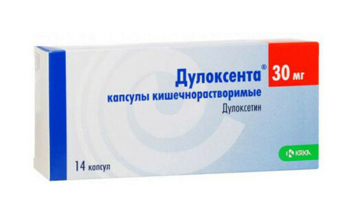 Дулоксента Капсулы кишечнорастворимые 30 мг 14 шт