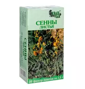 Сенна листья Иван-чай Фильтр-пакет 1,5 г 20 шт