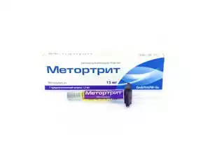 Метортрит раствор для инъекций шприц 10 мг/мл 1,5 мл