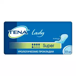 TENA Lady Super Урологические прокладки  15 шт