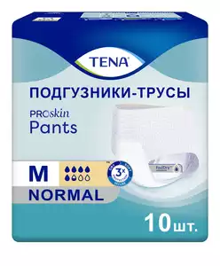 Tena Pants Normal Подгузники-трусы для взрослых размер М 10 шт