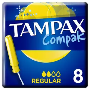 Tampax Compak Regular Тампоны гигиенические с аппликатором 8 шт