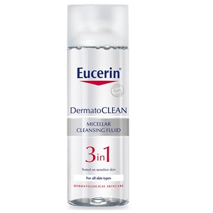 Eucerin Дерматоклин освежающий очищающий мицеллярный Лосьон 3 в 1 200 мл уход за кожей лица eucerin освежающий и очищающий тоник dermatoclean