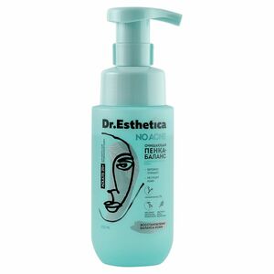 Dr. Esthetica No acne Adults Пенка-баланс очищающая 200 мл alba botanica acne dote лосьон для контроля уровня кожного сала без масла 2 унц 57 г