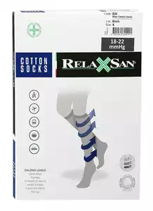 Relaxsan Cotton Гольфы мужские 18-22 mmHg р. 6 черные