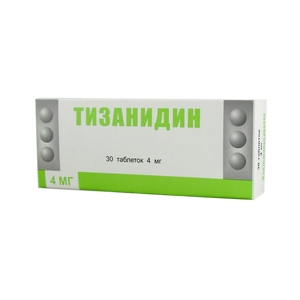 Тизанидин Таблетки 4 мг 30 шт тизанидин таб 4мг 30