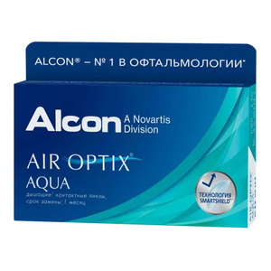 цена Air Optix Aqua Линзы контактные -1,50 8.6 3 шт