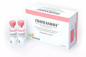 Пинеамин Лиофилизат для приготовления раствора для внутримышечного введения 10 мг флаконы 10 шт
