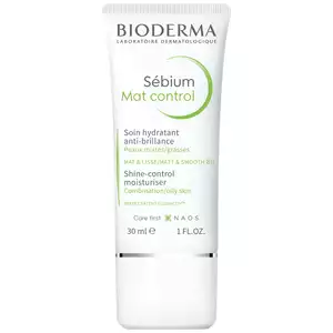 Bioderma Sebium Mat Control крем матирующий увлажняющий для жирной и комбинированной кожи лица 30 мл