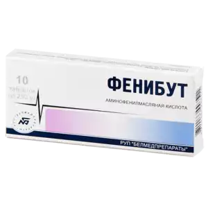 Фенибут-Белмедпрепараты Таблетки 250 мг 10 шт