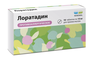 Лоратадин-Реневал Таблетки 10 мг 10 шт