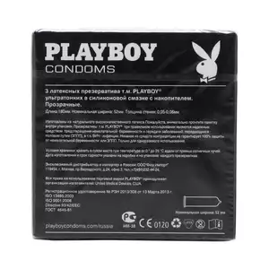 Playboy Презервативы ультратонкие 3 шт