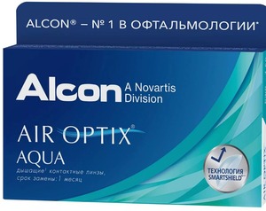 Air Optix Aqua Линзы контактные -4,25 8.6 3 шт