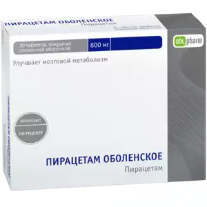 Пирацетам-OBL Таблетки 800 мг 30 шт