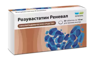 Розувастатин Реневал Таблетки 10 мг 30 шт