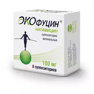 Экофуцин суппозитории вагинальные 100 мг 6 шт
