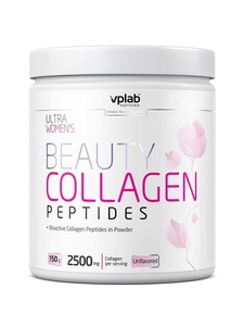 Vplab Beauty Collagen для женщин 2500 мг 150 г vplab коллагеновые пептиды ultra women s beauty без добавок 2500 мг 150 г 5 29 унции