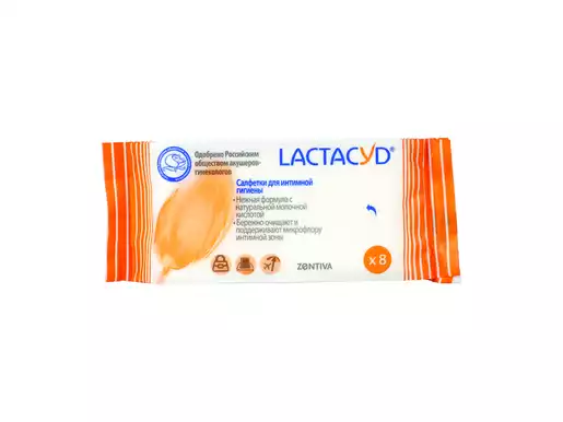 Lactacyd Салфетки для интимной гигиены 8 шт