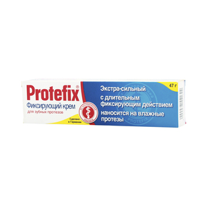 Protefix Крем фиксирующий для зубных протезов экстра сильный 40 мл protefix крем фиксирующий экстра сильный гипоаллергенный 40 мл