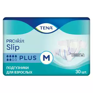 Tena Slip Plus Подгузники для взрослых размер M 30 шт