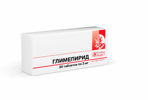 Глимепирид-Фармпроект Таблетки 3 мг 30 шт