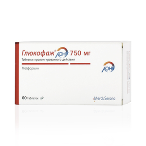 Глюкофаж Лонг Таблетки с пролонгированным высвобождением 750 мг 60 шт