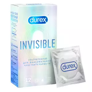 Durex Invisible Презервативы ультратонкие 12 шт