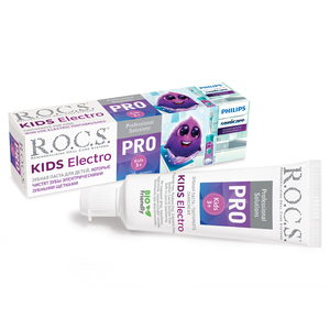 R.O.C.S. Kids Pro Electro Паста зубная для детей 45 г philips sonicare for kids hx6032 33