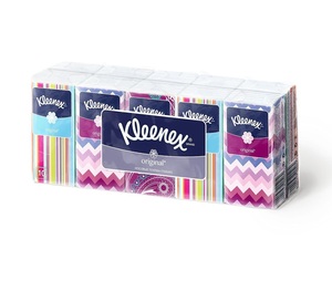 цена Kleenex Original Платки носовые 10 х 10 шт