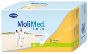 Hartmann Molimed Premium Mini Прокладки урологические для женщин 14 шт