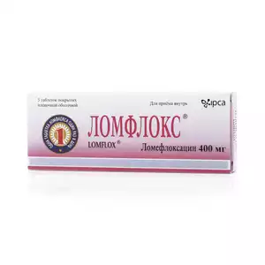 Ломфлокс Таблетки 400 мг 5 шт