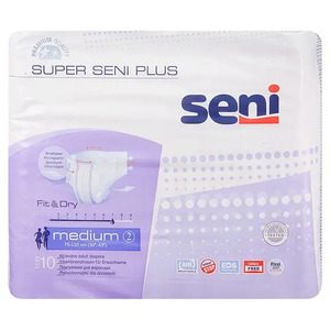 Seni Super Plus Air Подгузники для взрослых размер M 10 шт