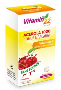 Unitex Vitamin 22 Acerola 1000 Vitamin С Таблетки для рассасывания 24 шт