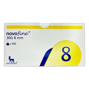 Novofine иглы одноразовые 30 G 0,3 мм х 8 мм 100 шт