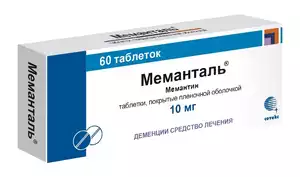 Меманталь Таблетки 10 мг 60 шт