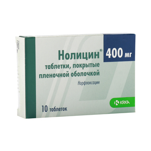 Нолицин Таблетки 400 мг 10 шт