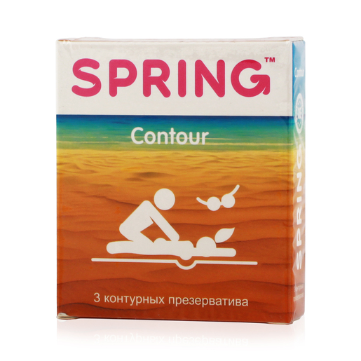 Spring Презервативы контурные 3 шт