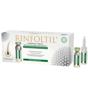 Rinfoltil Сыворотка липосомальная для интенсивного роста волос против выпадения и ломкости флакон 30 шт