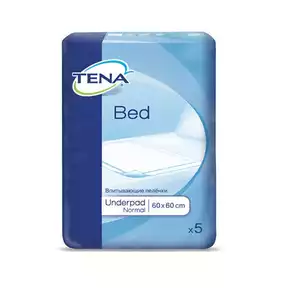 TENA Bed Underpad Normal Простыни впитывающие 60х60 см 5 шт