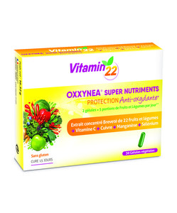 Vitamin 22 Oxxynea антиоксиданты капсулы 30 шт йогурт натураленъ черника черная смородина 2 5% 200 г