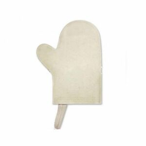 Банные Штучки Рукавица для сауны из войлока банные штучки рукавица для сауны с вышитым логотипом коричневый 0 61 кг 22 см 30 см 1 см