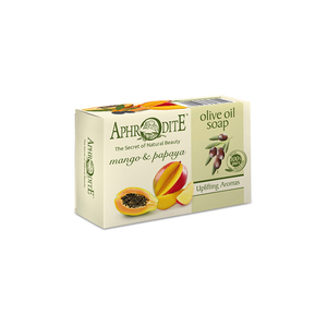 Афродита мыло оливковое с манго и папайей, 100 г