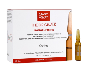 MartiDerm The Originals Proteos Liposome Сыворотка с липосомами для лица и шеи ампулы 2 мл 10 шт цена и фото