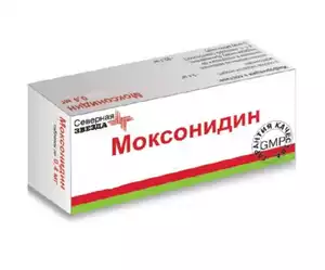 Моксонидин Таблетки покрытые пленочной оболочкой 0,4 мг 14 шт