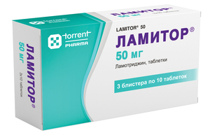 цена Ламитор Таблетки 50 мг 30 шт