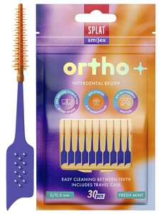 Splat Smilex Ortho+ Ершики межзубные со вкусом мяты с эластичным кончиком размер S 30 шт