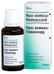 Нукс вомика-гомаккорд Капли гомеопатические 30 мл