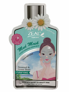 Zeal маска увлажняющая морские водоросли и фасоль 15 мл